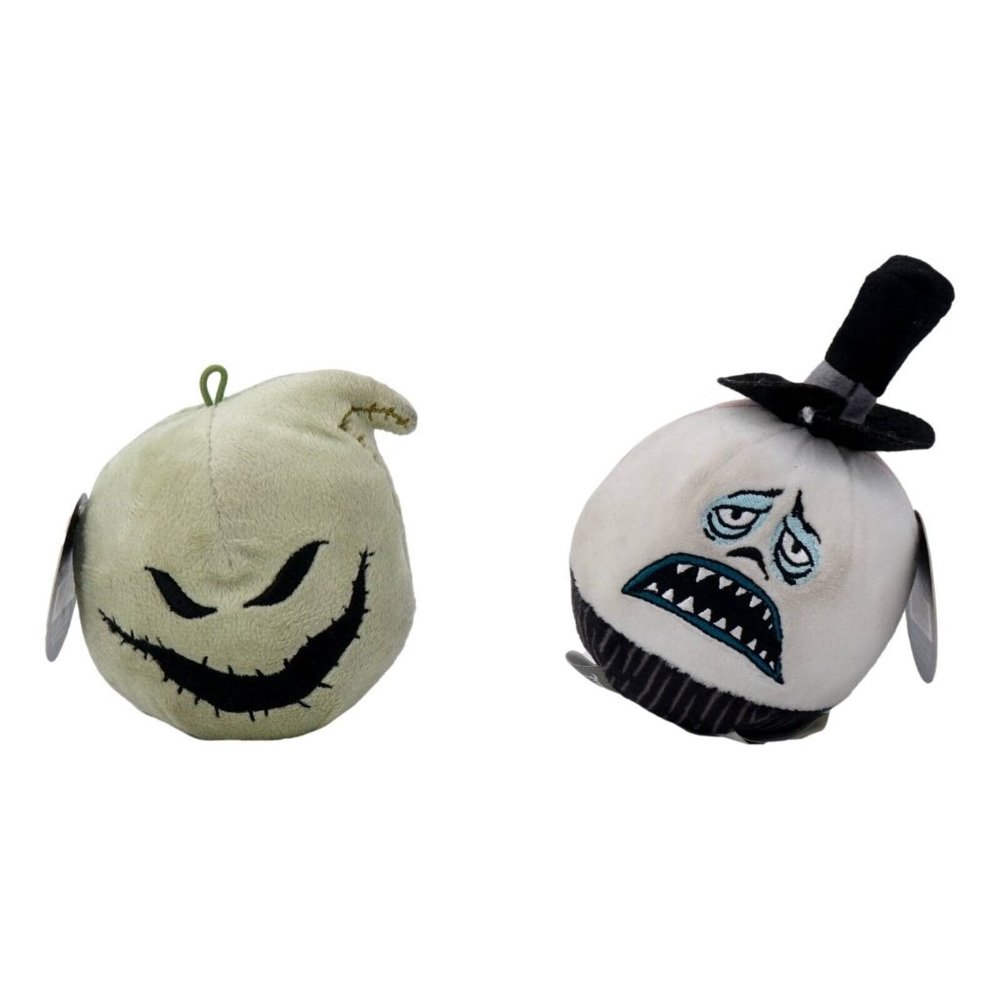 Hallmark Disney Fluffballs Ornaments Oogie Boogie & Mayor NWT